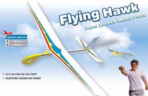 AA01401 Метательная модель самолета ZT Model Flying Hawk